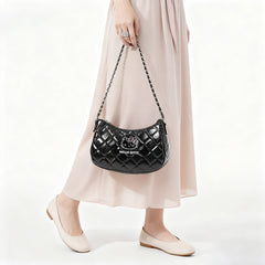 Hello Kitty Black and White Minimalist Shoulder Bag