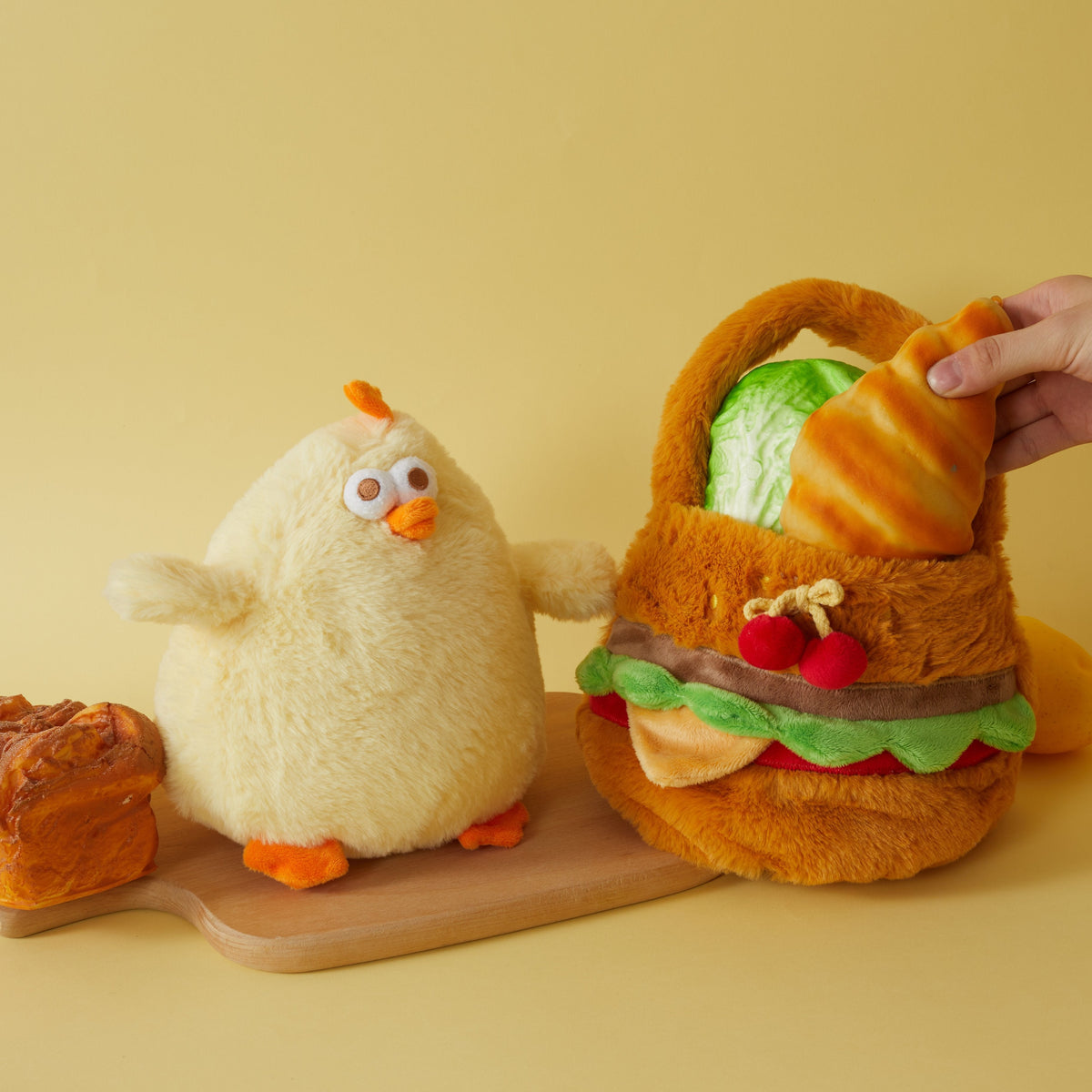 Dun Series - No.8.5 Doll Plush Bag Set (1 Doll + 1 Plush Bag) (Dun Chicken)