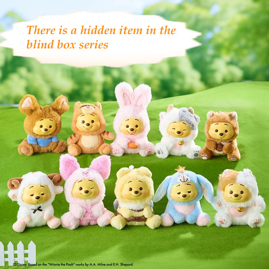 Disney Winnie the Pooh Series Playful Party Vinyl Plush Blind Box Charm