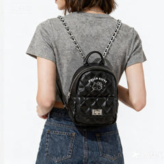 Hello Kitty Black and White Minimalist Fashion Backpack