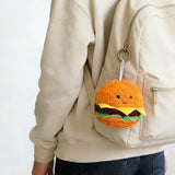 Hamburger Plush Keychain