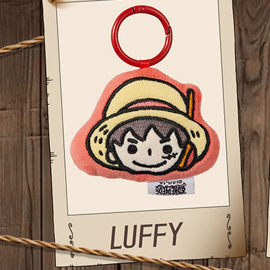 One Piece Series Q-Version Plush Keychain (Luffy)