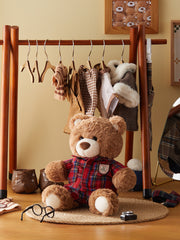Gift Bear Series - Obedient Sitting Plush Toy（Brown）