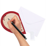 心形姜饼屋贺卡