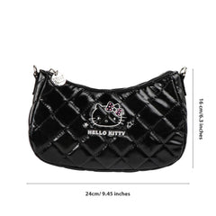 Hello Kitty Black and White Minimalist Shoulder Bag