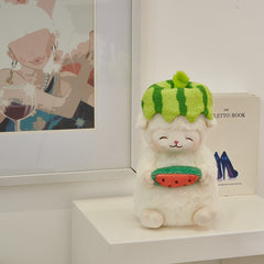 Sheep Series - Standing Sheep Plush ("Eating Melon" Sheep)
