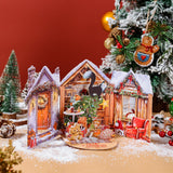 水彩猫折叠卡片