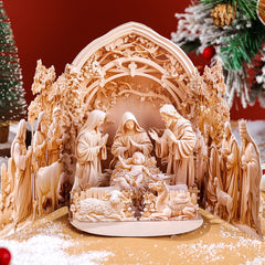 Nativity Scene Gatefold Card
