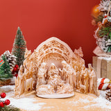 Nativity Scene Gatefold Card