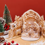 Nativity Scene Gatefold Card