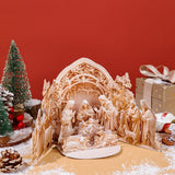 Nativity Scene Gatefold Card