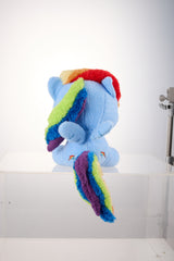 My Little Pony Series - Q Version Sitting Plush Toy（Rainbow）