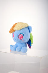 My Little Pony Series - Q Version Sitting Plush Toy（Rainbow）