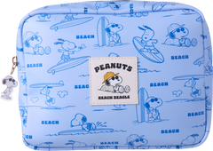Snoopy Around the Sea Diary Series Square Cosmetic Bag (L)