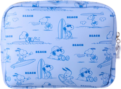 Snoopy Around the Sea Diary Series Square Cosmetic Bag (L)