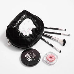 Hello Kitty Black and White Minimalist Shell Makeup Bag