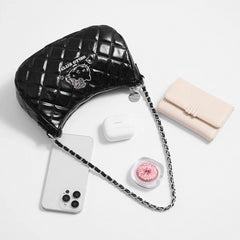 Hello Kitty Black and White Minimalist Shoulder Bag