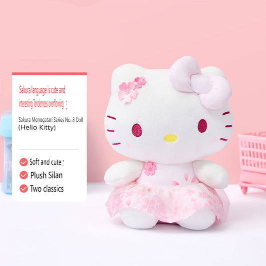 Sakura Story Series No.8 Plush - Hello-Kitty